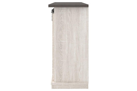 Dorrinson Two-tone 54" TV Stand by Ashley at Eve Furniture