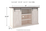 Dorrinson Two-tone 54" TV Stand by Ashley at Eve Furniture