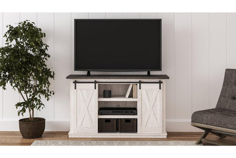 Dorrinson Two-tone 54" TV Stand by Ashley at Eve Furniture