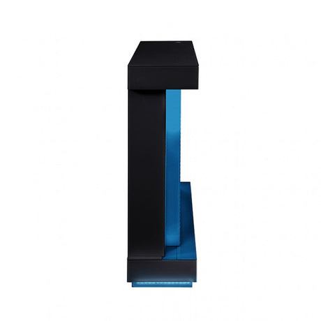 Dorrit Black 55" Electric Fireplace w/ Heater by Furniture of America at Eve Furniture