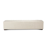 D'Orsay 79" Upholstered Bench in Beige Linen by Home Trends & Design at Eve Furniture