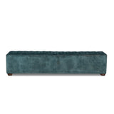 D'Orsay 79" Upholstered Bench in Green Velvet by Home Trends & Design at Eve Furniture