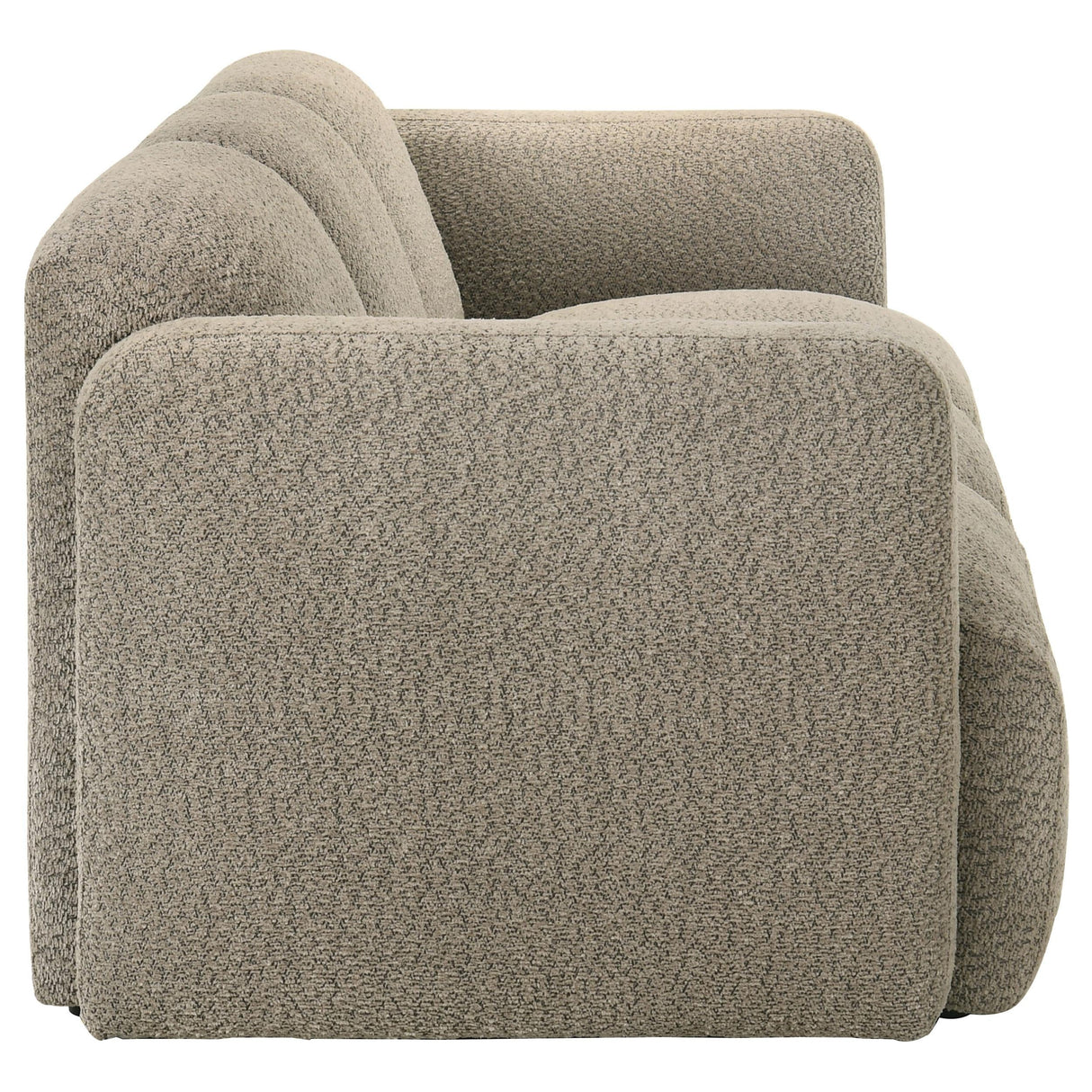 Dorset 2-piece Upholstered Round Track Arm Sofa Set Brown by Coaster at Eve Furniture