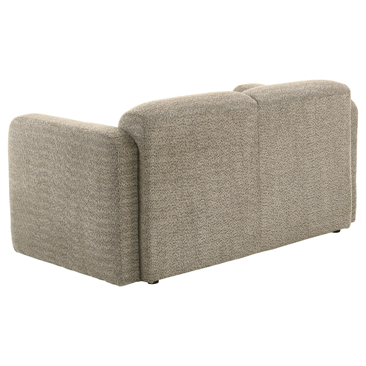 Dorset 2-piece Upholstered Round Track Arm Sofa Set Brown by Coaster at Eve Furniture