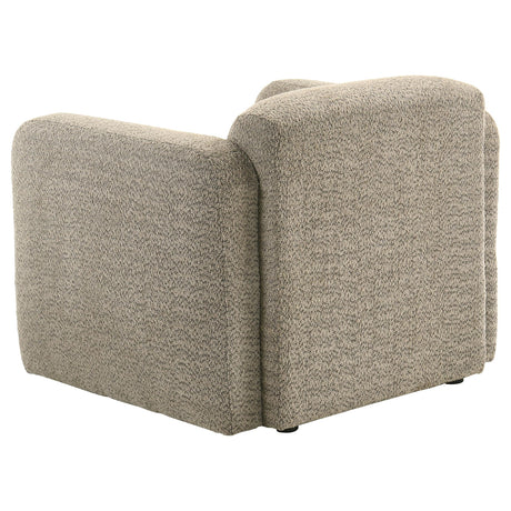 Dorset 3-piece Upholstered Round Track Arm Sofa Set Brown by Coaster at Eve Furniture
