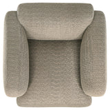 Dorset 3-piece Upholstered Round Track Arm Sofa Set Brown by Coaster at Eve Furniture