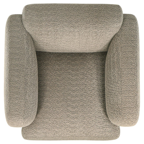 Dorset 3-piece Upholstered Round Track Arm Sofa Set Brown by Coaster at Eve Furniture