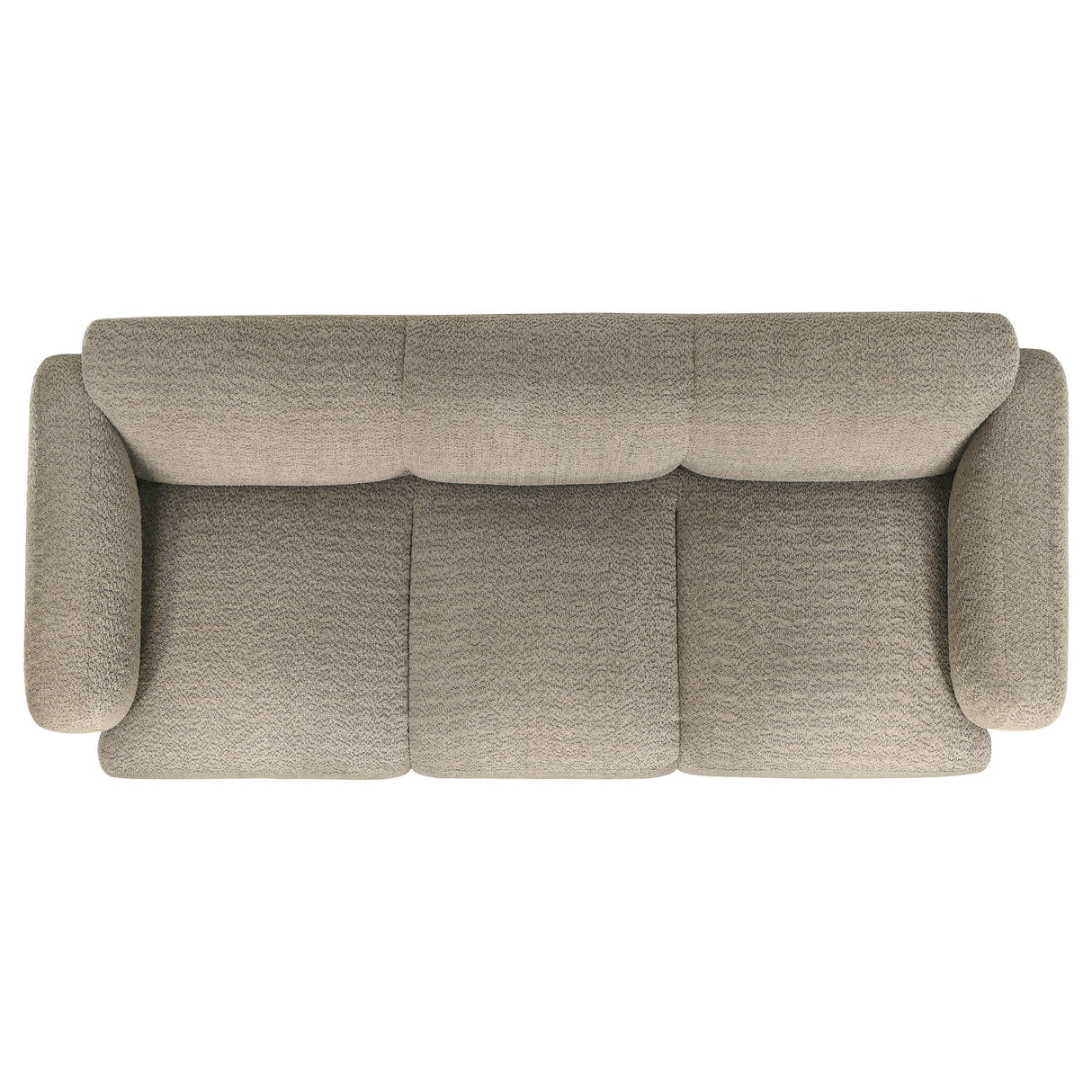 Dorset 3-piece Upholstered Round Track Arm Sofa Set Brown by Coaster at Eve Furniture