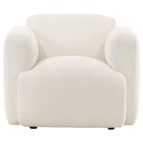 Dorset 3-piece Upholstered Round Track Arm Sofa Set White by Coaster at Eve Furniture