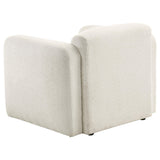 Dorset 3-piece Upholstered Round Track Arm Sofa Set White by Coaster at Eve Furniture