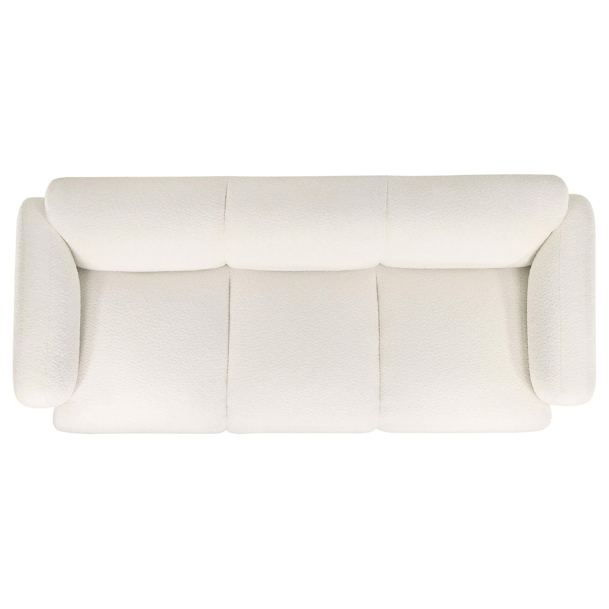 Dorset 3-piece Upholstered Round Track Arm Sofa Set White by Coaster at Eve Furniture