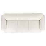 Dorset 3-piece Upholstered Round Track Arm Sofa Set White by Coaster at Eve Furniture