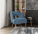 Dorset Blue Accent Chair by Homelegance at Eve Furniture