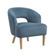Dorset Blue Accent Chair by Homelegance at Eve Furniture