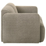 Dorset 2-piece Upholstered Round Track Arm Sofa Set Brown by Coaster at Eve Furniture