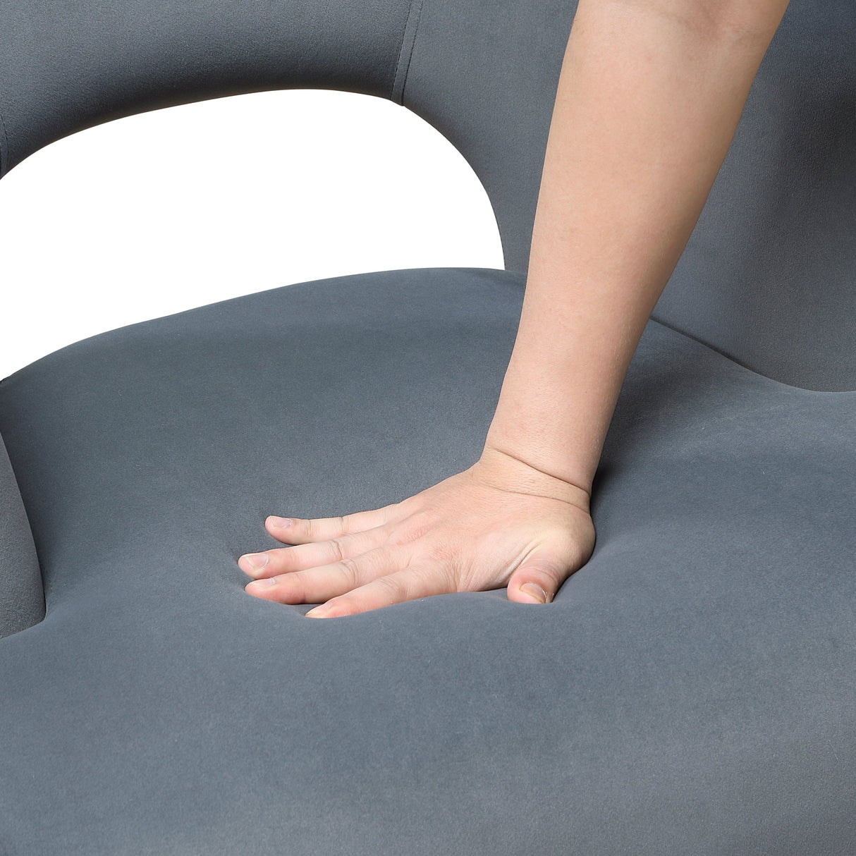 Dorset Dark Gray Accent Chair by Homelegance at Eve Furniture