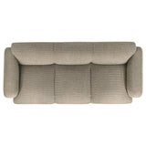 Dorset Fabric Upholstered Round Track Arm Sofa Brown by Coaster at Eve Furniture