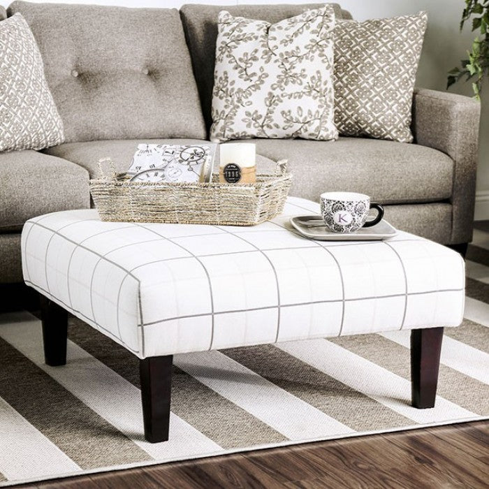 Dorset Ivory Ottoman