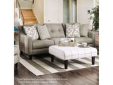 Dorset Light Gray Stationary Sofa & Loveseat by Furniture of America at Eve Furniture