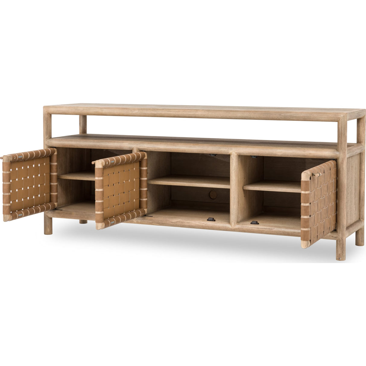 Dorsey 72W Wvn Ent Cnsl - Grnl by Modus Furniture at Eve Furniture