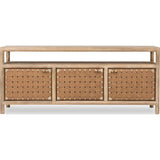 Dorsey 72W Wvn Ent Cnsl - Grnl by Modus Furniture at Eve Furniture