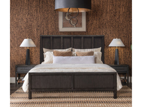 Dorsey Basalt Grey California King Wooden Panel Bed by Modus Furniture at Eve Furniture