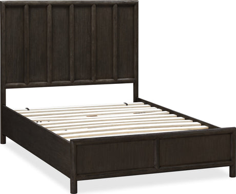 Dorsey Basalt Grey King Wooden Panel Bed by Modus Furniture at Eve Furniture
