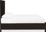 Dorsey Basalt Grey King Wooden Two Drawer Storage Bed by Modus Furniture at Eve Furniture