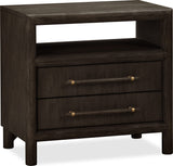 Dorsey Basalt Grey Two Drawer USB by Modus Furniture at Eve Furniture
