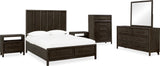 Dorsey Basalt Grey Two Drawer USB by Modus Furniture at Eve Furniture