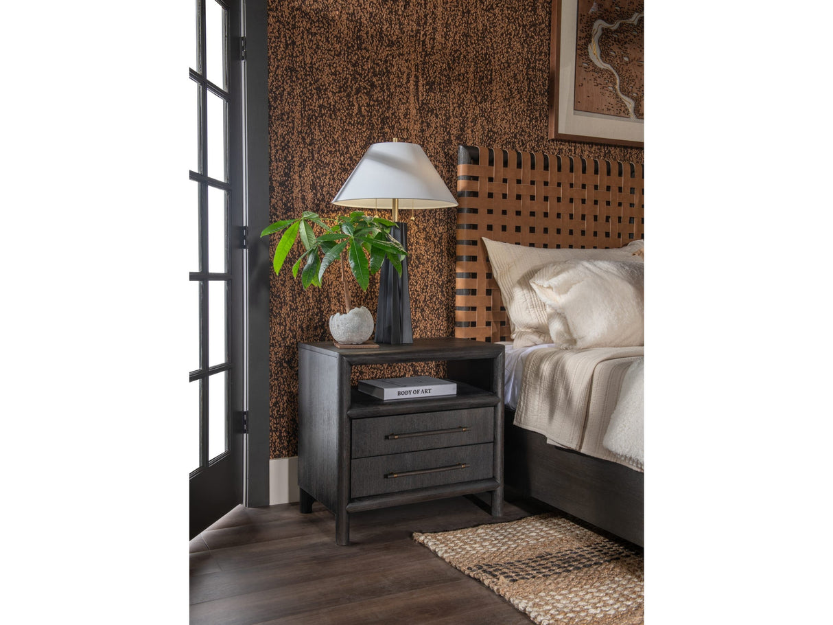 Dorsey Basalt Grey Two Drawer USB by Modus Furniture at Eve Furniture