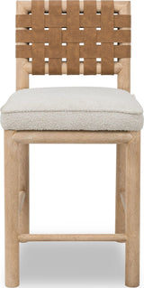 Dorsey Ginger/Ricotta Woven Counter Stool by Modus Furniture at Eve Furniture
