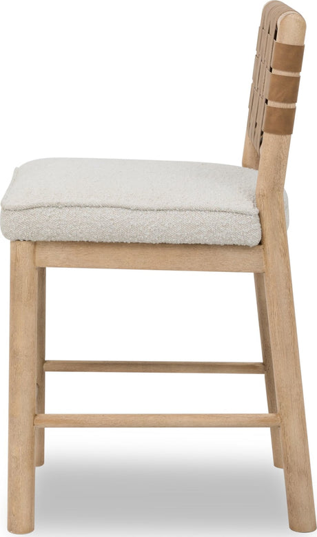 Dorsey Ginger/Ricotta Woven Counter Stool by Modus Furniture at Eve Furniture