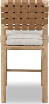 Dorsey Ginger/Ricotta Woven Counter Stool by Modus Furniture at Eve Furniture