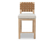 Dorsey Ginger/Ricotta Woven Counter Stool by Modus Furniture at Eve Furniture
