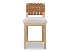 Dorsey Ginger/Ricotta Woven Counter Stool by Modus Furniture at Eve Furniture