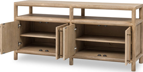 Dorsey Granola 64W Entertainment Console by Modus Furniture at Eve Furniture