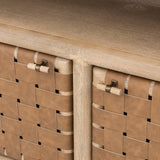 Dorsey Granola 72W Woven Entertainment Console by Modus Furniture at Eve Furniture