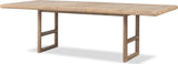 Dorsey Granola 80/98 Extendable Dining Table by Modus Furniture at Eve Furniture