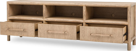 Dorsey Granola 84W Entertainment Console by Modus Furniture at Eve Furniture