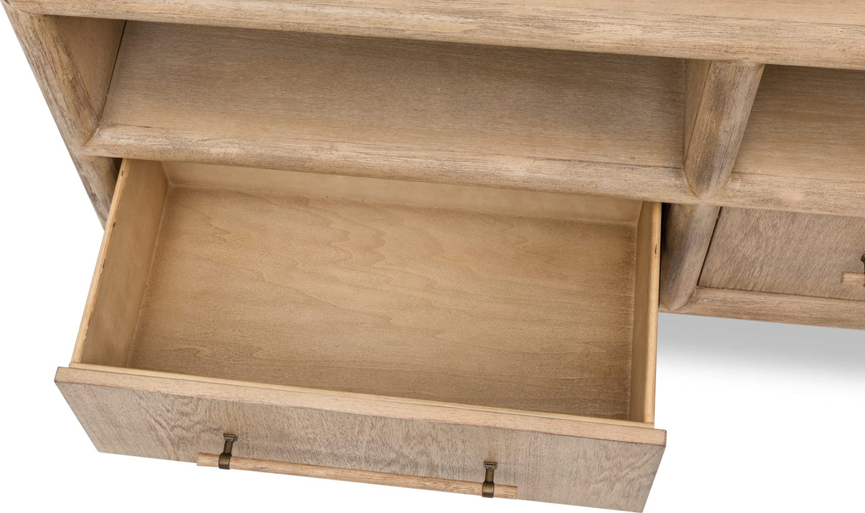 Dorsey Granola 84W Entertainment Console by Modus Furniture at Eve Furniture