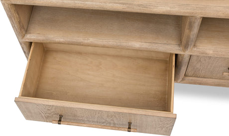Dorsey Granola 84W Entertainment Console by Modus Furniture at Eve Furniture