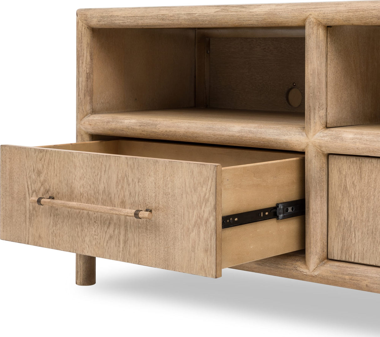 Dorsey Granola 84W Entertainment Console by Modus Furniture at Eve Furniture