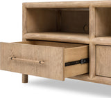 Dorsey Granola 84W Entertainment Console by Modus Furniture at Eve Furniture