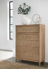 Dorsey Granola Five Drawer Chest by Modus Furniture at Eve Furniture