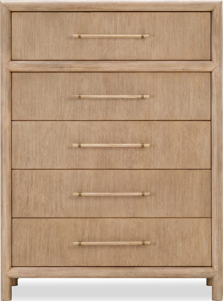 Dorsey Granola Five Drawer Chest by Modus Furniture at Eve Furniture