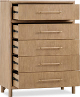 Dorsey Granola Five Drawer Chest by Modus Furniture at Eve Furniture