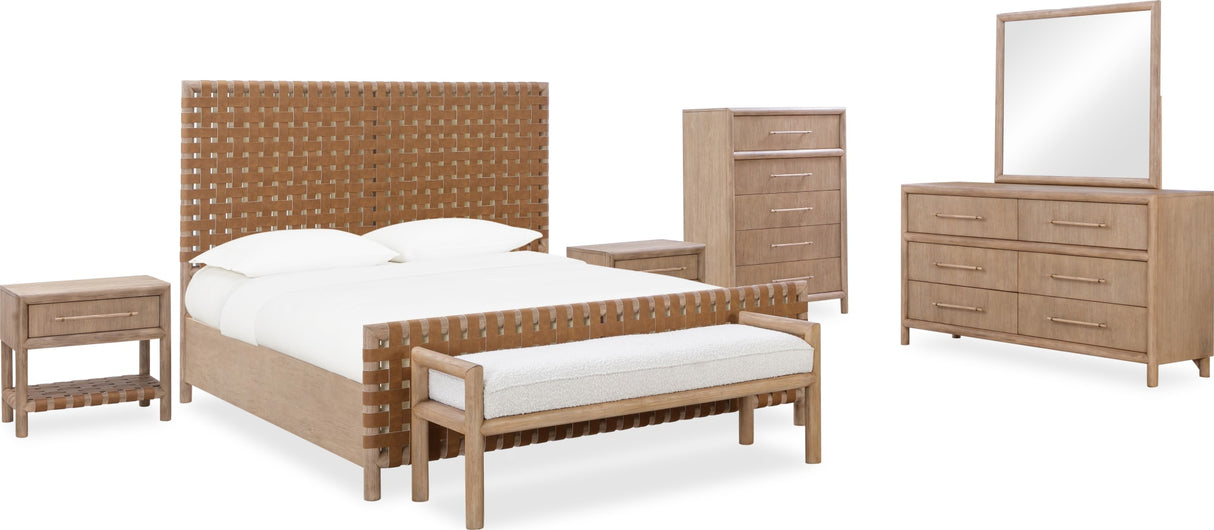 Dorsey Granola One Drawer USB by Modus Furniture at Eve Furniture