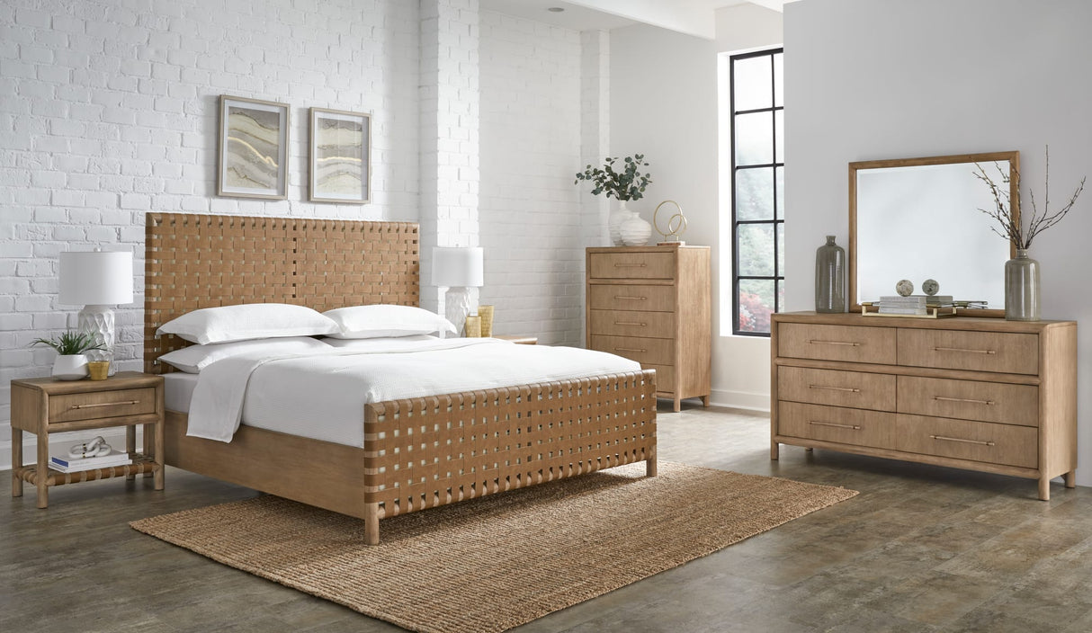 Dorsey Granola One Drawer USB by Modus Furniture at Eve Furniture