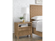 Dorsey Granola Two Drawer USB-charging Nightstand in Granola by Modus Furniture at Eve Furniture